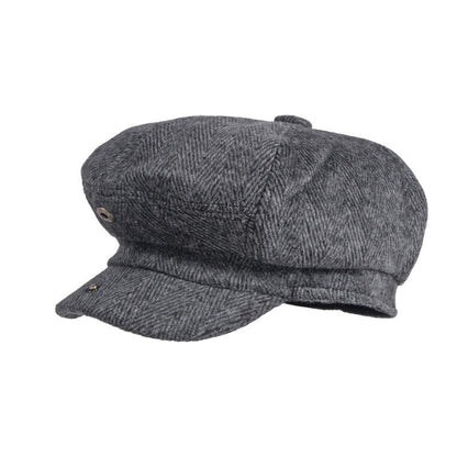 British Octagona Wool Hat Leisure Literature