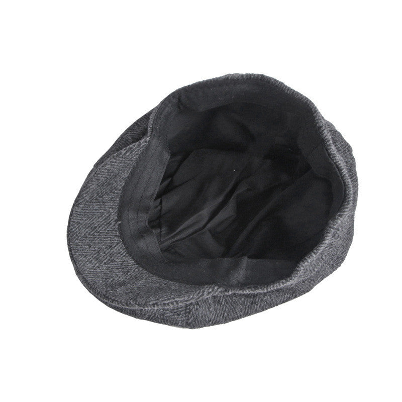 British Octagona Wool Hat Leisure Literature