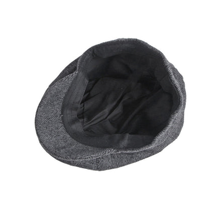 British Octagona Wool Hat Leisure Literature