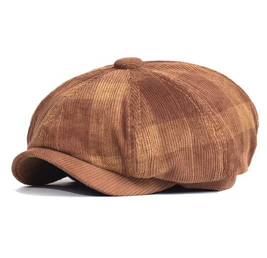 Vintage Lattice Corduroy Painter Hat