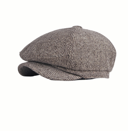 British Octagona Wool Hat Leisure Literature